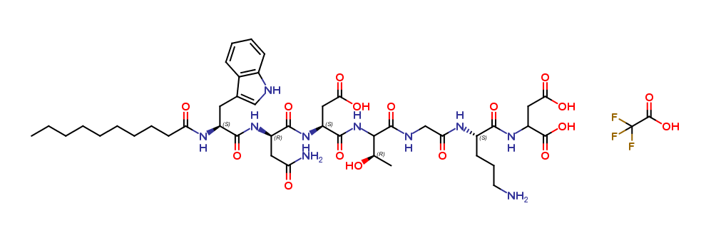 Daptomycin Impurity B1-I Trifluoroacetic Acid Salt