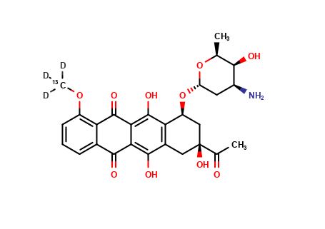 Daunorubicin-13C,d3 (>85%)