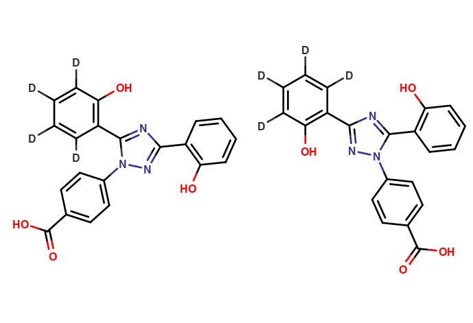 Deferasirox-d4 (major)  (Mixture of 6-hydroxyphenyl-d4 isomers)