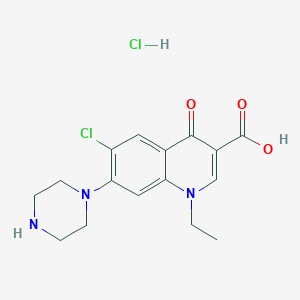 Defluoro-6-chloro Norfloxacin Hydrochloride
