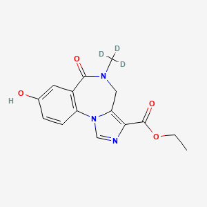 Defluoro 8-Hydroxy Flumazenil-D3 (Impurity)