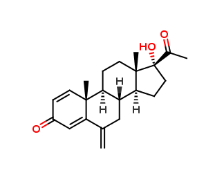 Delta-1,6-methylene-17-hydroxyprogesterone