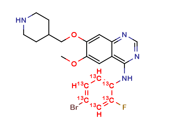 Demethyl Vandetanib 13C6