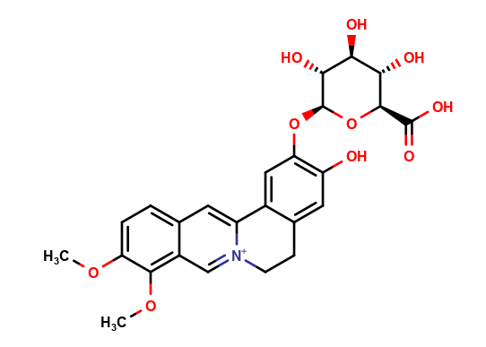 Demethyleneberberine-2-O-beta-D-glucuronide
