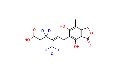 Demethylmycophenolic acid D5