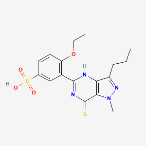 Demethylpiperazinyl 7-Desoxo 7-Thioxosildenafil Sulfonic Acid