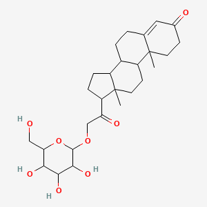 Deoxycorticosterone 21-glucoside