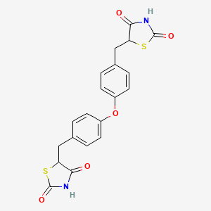 Des[(5-ethyl-2-pyridinyl)ethyl] Pioglitazone Dimer Ether Impurity