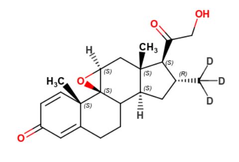 Des-(6,9-Difluoro-21-acetyloxy) 21-Hydroxyacetyl Diflucortolone-d3
