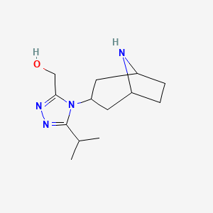 Des[1-(4,4-difluorocyclohexanecarboxamido)-1-phenylpropyl]-3-hydroxymethyl Maraviroc