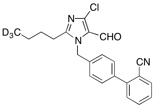 Des[2’-(1H-tetrazol-5-yl)] 2-Cyanolosartan Carboxaldehyde-D3