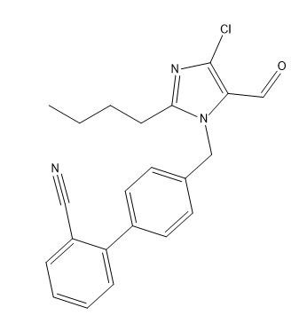 Des[2-(1H-tetrazol-5-yl)] 2-Cyanolosartan Carboxaldehyde