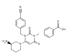 Des(2-Cyano) 4-Cyano Alogliptin Benzoate