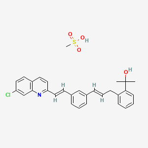 Des[3-[[(1-Carboxymethyl)cyclopropyl]methyl]thio]-2-propenyl Montelukast Mesylate
