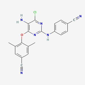 Des(6-amino-5-bromo)-5-amino-6-chloro Etravirine