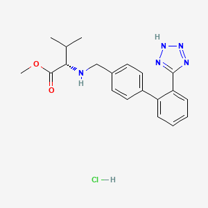 Des(oxopentyl) Valsartan Methyl Ester Hydrochloride