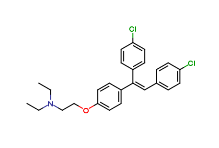Deschloro clomiphene chlorophenyl analog (Z,E-Isomer)