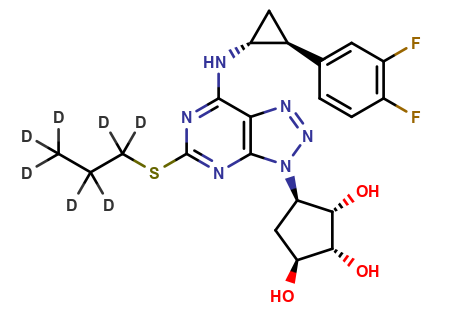 Desethoxyhydroxy Ticagrelor-d7