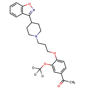Desfluoro Iloperidone-d3 (Impurity)