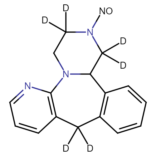 Desmethyl 2N-Nitroso Mirtazapine-d6