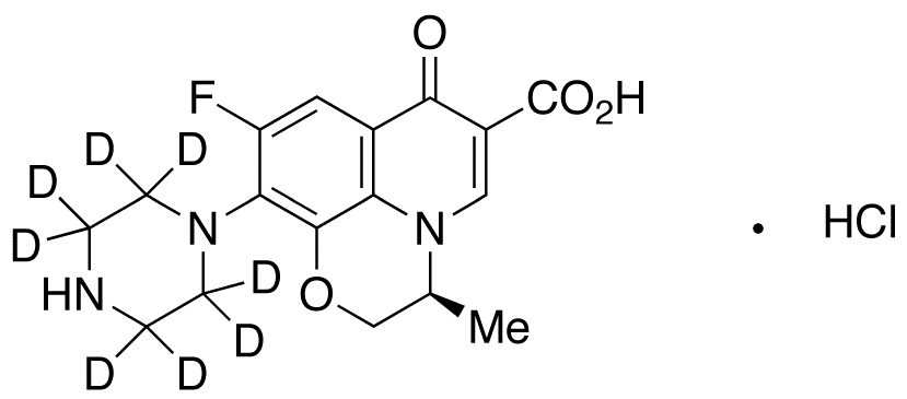 Desmethyl Levofloxacin-d8 Hydrochloride