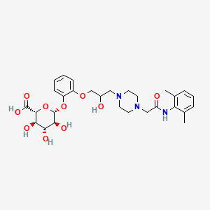 Desmethyl Ranolazine �-D-Glucuronide (mixture of diastereomers)