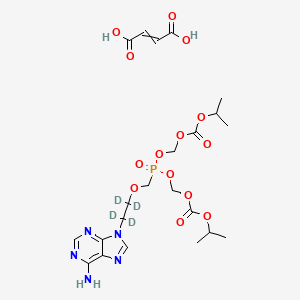 Desmethyl Tenofovir Disoproxil-d4 Fumarate
