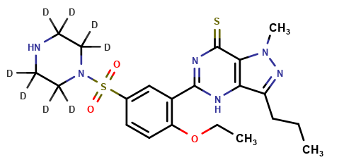 Desmethyl Thiosildenafil D8
