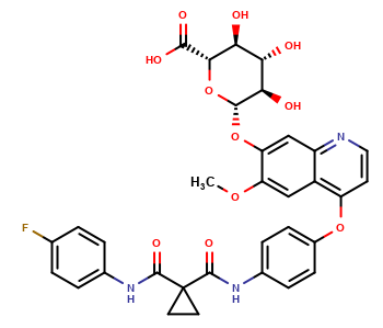 Desmethylcabozantinib Glucuronide A