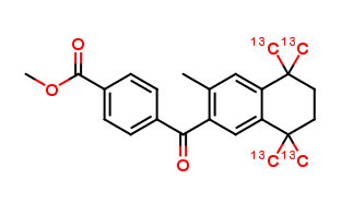 Desmethylene Oxobexarotene-13C4 Methyl Ester