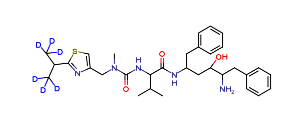 Desthiazolylmethyloxycarbonyl Ritonavir-d6