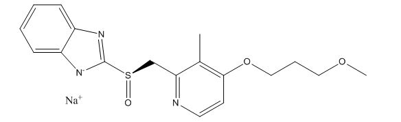 Dexrabeprazole sodium