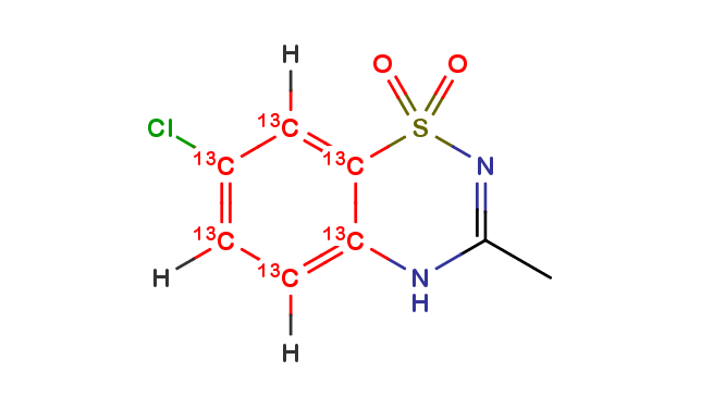 Diazoxide-13C6