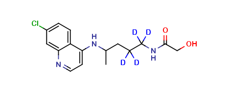 Didesethyl Chloroquine Hydroxyacetamide-d4