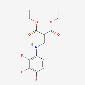 Diethyl {[(2,3,4-trifluorophenyl)amino]-methylene}malonate