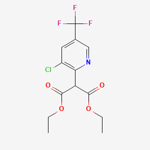 Diethyl 2-[3-chloro-5-(trifluoromethyl)-2-pyridinyl]malonate