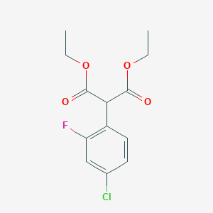 Diethyl 2-(4-chloro-2-fluorophenyl)malonate