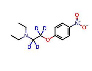 Diethyl[2-(4-nitrophenoxy)ethyl]amine-d4