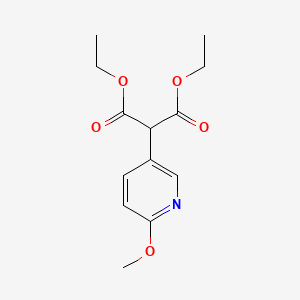 Diethyl 2-(6-Methoxy-3-pyridyl)malonate