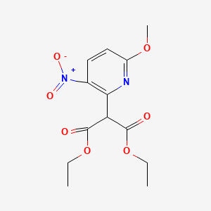 Diethyl 2-(6-methoxy-3-nitropyridin-2-yl)malonate