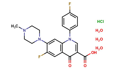 Difloxacin Hydrochloride Trihydrate HCl salt