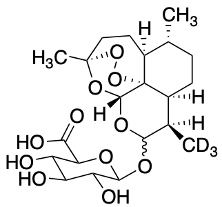Dihydro Artemisinin �-D-Glucuronide (Mixture of Isomers)-D3