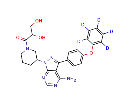 Dihydrodiol Ibrutinib D5
