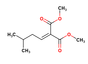 Show details of Dimethyl 2-(3-methylbutylidene)malonate