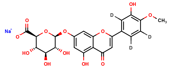 Diosmetin 7-O-beta-D-Glucuronide-d3 Sodium Salt