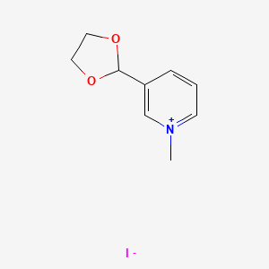 Dioxolan-2-yl)-1-methyl-pyridinium iodide