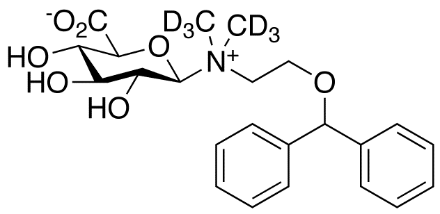 Diphenhydramine-d6 N-β-D-Glucuronide
