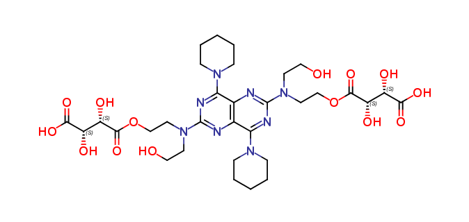 Dipyridamole ditartaric acid ester