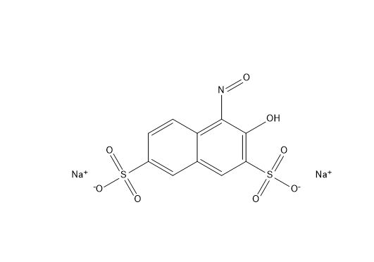 Disodium 1-nitroso-2-naphthol-3,6-disulfate