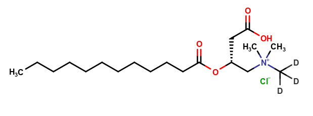 Dodecanoyl-L-carnitine-[d3] Hydrochloride (Solution)